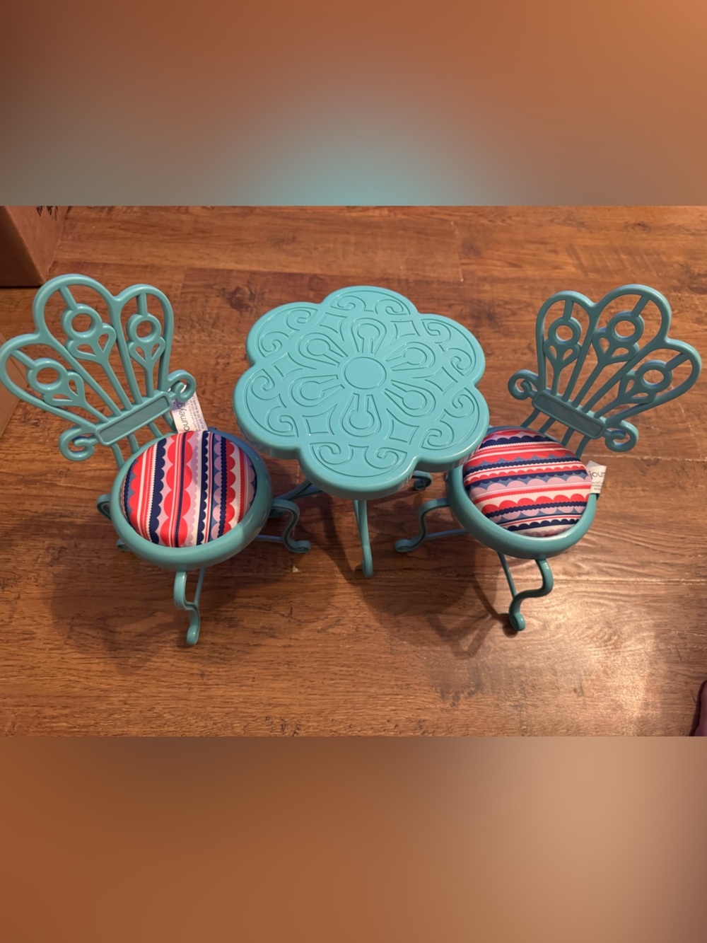 Journey Girls table & chair set for American Girl Dolls